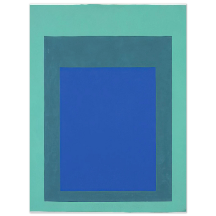 Josef Albers - HOMAGE TO THE SQUARE 1976 75x100 cm / 30x40inches Fine Art Poster