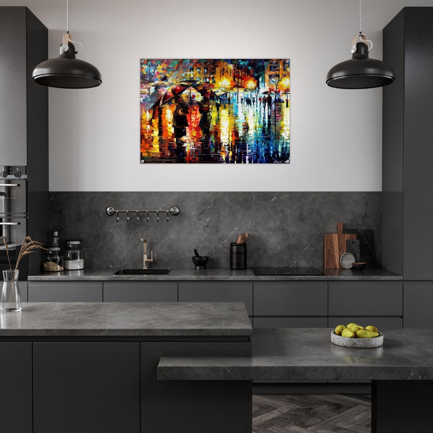 Leonid Afremov - Leonid Afremov Acrylic Print - 70x100 cm / 28x40″ inches | Leonid Afremov Wall Art | Leonid Afremov Prints