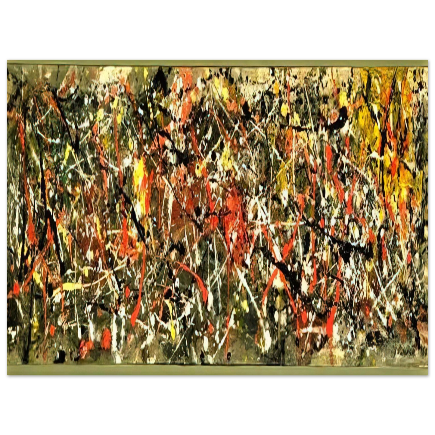 Jackson Pollock - NUMBER 25 Fine Art Poster - Default Title
