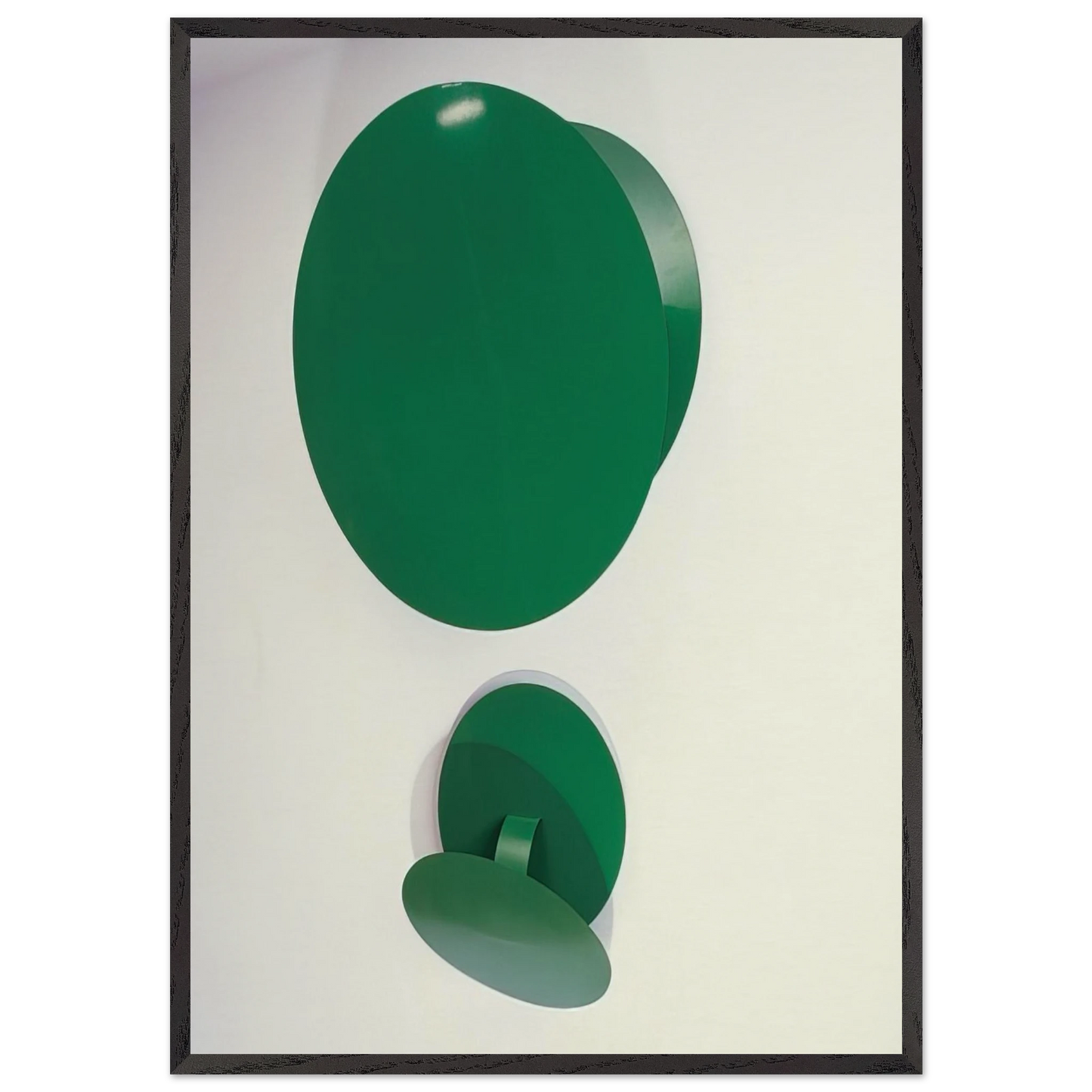 Amazonia Green - 1989 - Lygia Pape 70x100 cm / 28x40 inches Framed Art Print – Black Wooden Frame