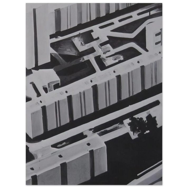 Gerhard Richter - TOWNSCAPE SL 1969 0 75x100 cm / 30x40inches Fine Art Poster