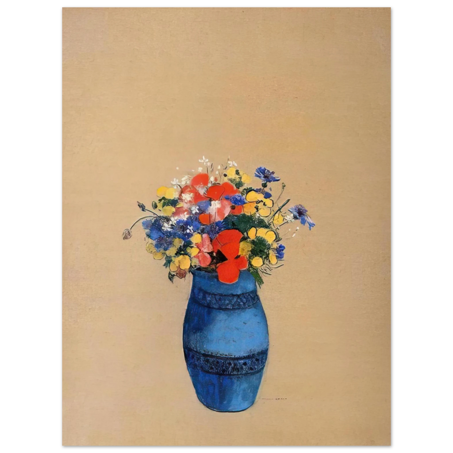 Odilon Redon - VASE OF FLOWERS 6 Fine Art Poster - Default Title