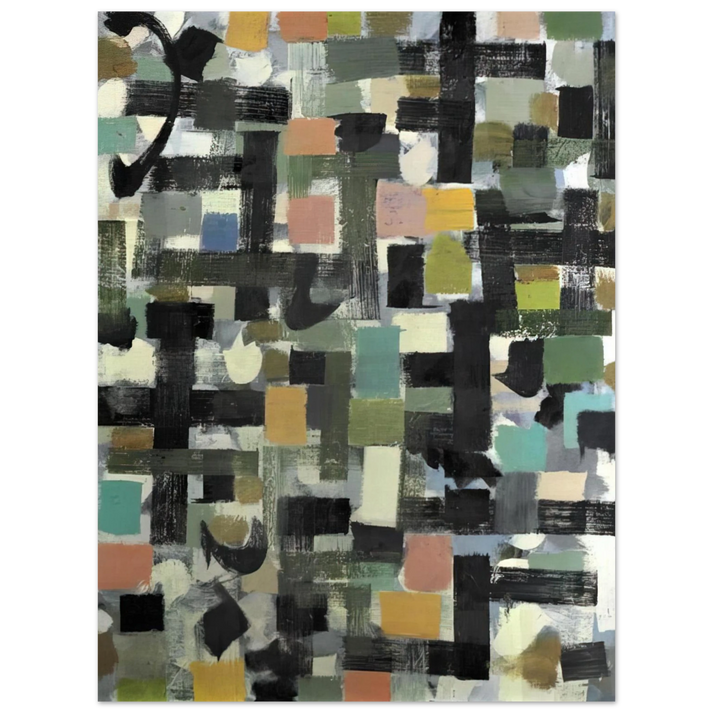 Bradley Walker Tomlin - Shapes - 1950 75x100 cm / 30x40inches Fine Art Poster
