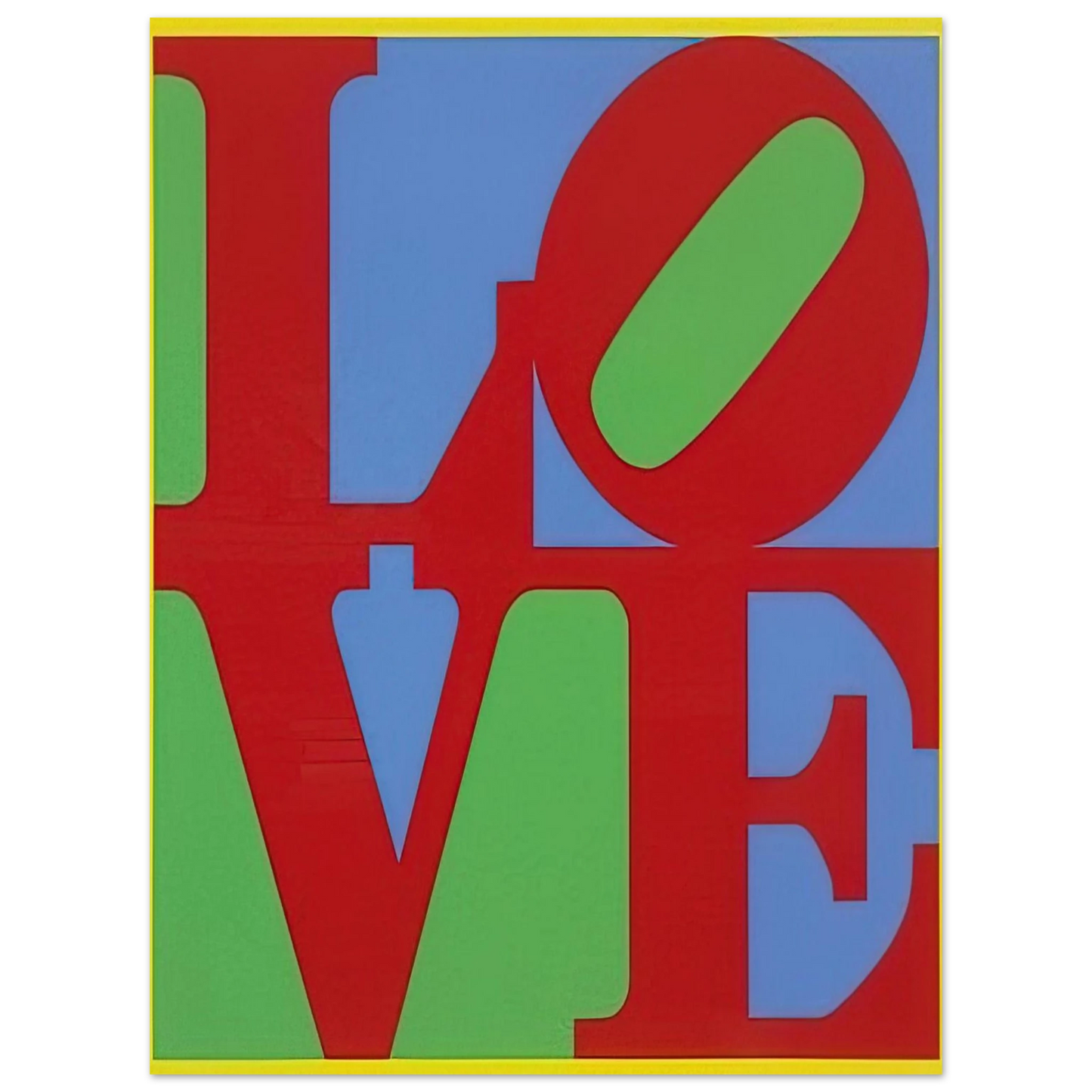 Robert Indiana - Heliotherapy Love Fine Art Poster - Default Title
