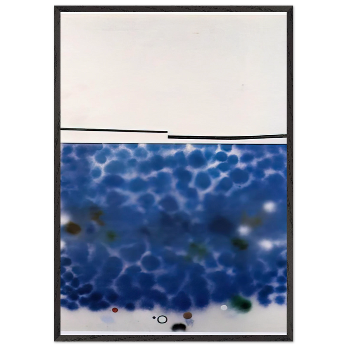 THE STARRY NIGHT 1987 - Victor Pasmore 70x100 cm / 28x40 inches Framed Art Print – Black Wooden Frame