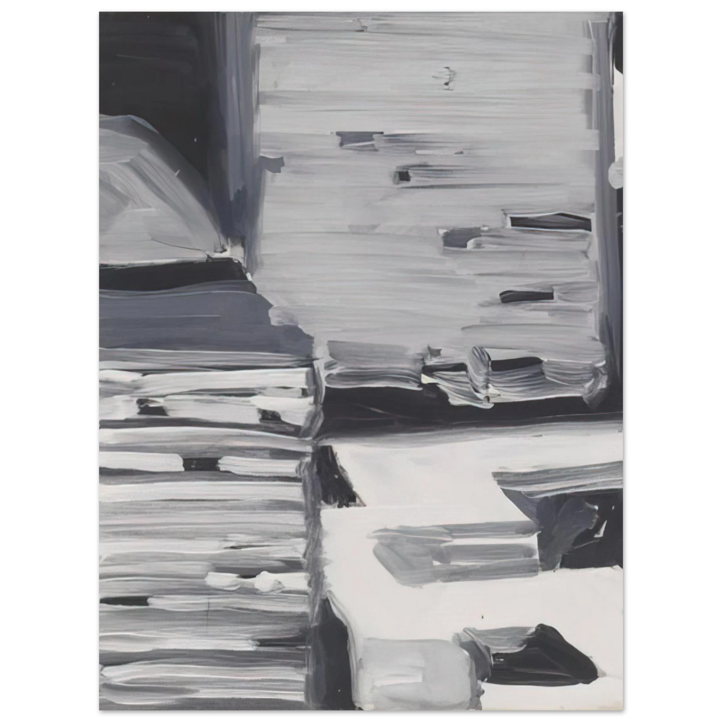 Gerhard Richter - TOWNSCAPE 1968 4 Fine Art Poster - Default Title