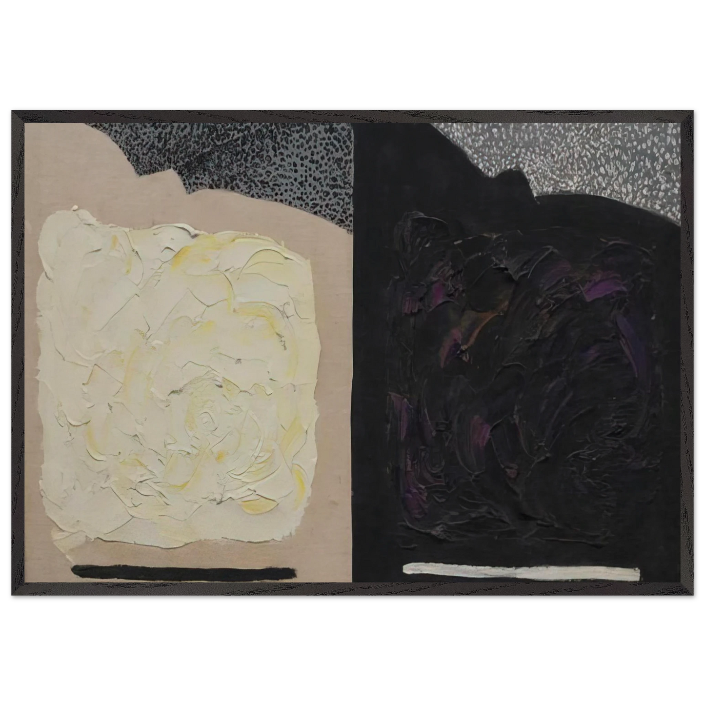 Untitled The Void No II - 1952 - Forrest Bess 70x100 cm / 28x40 inches Framed Art Print – Black Wooden Frame