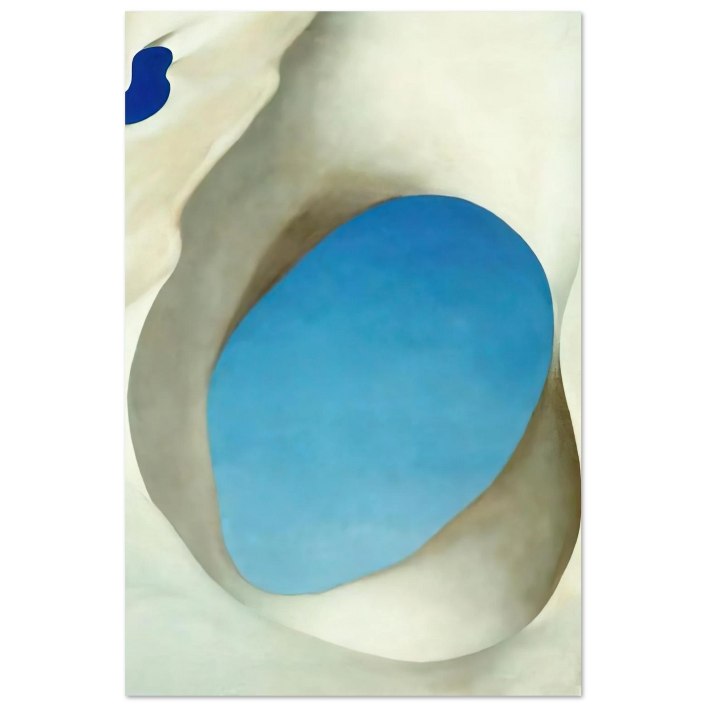 Georgia O'Keeffe - Pelvis III Fine Art Poster - 75x100 cm / 30x40 inches