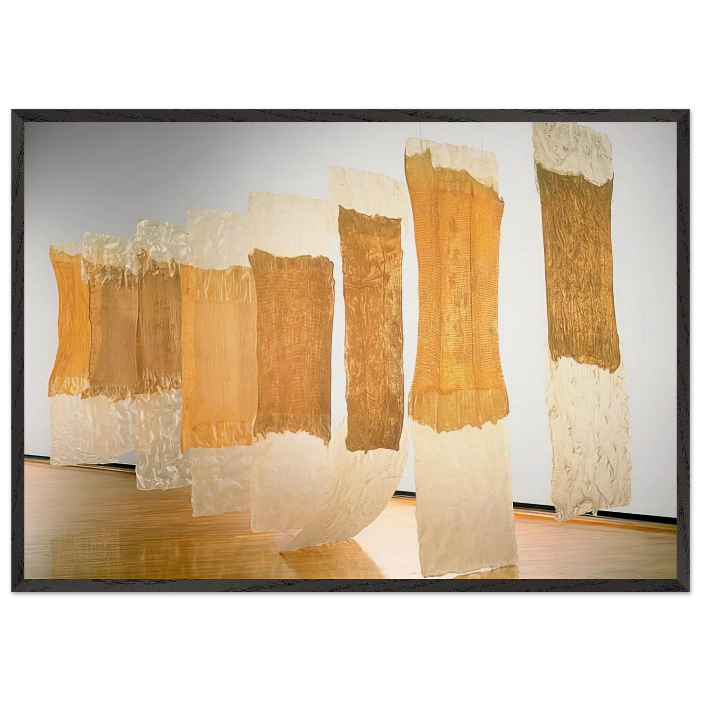 CONTINGENT 1968 - Eva Hesse 70x100 cm / 28x40 inches Framed Art Print – Black Wooden Frame