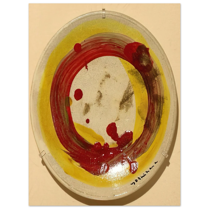 Jiro Yoshihara - Circle - 1963 75x100 cm / 30x40inches Fine Art Poster