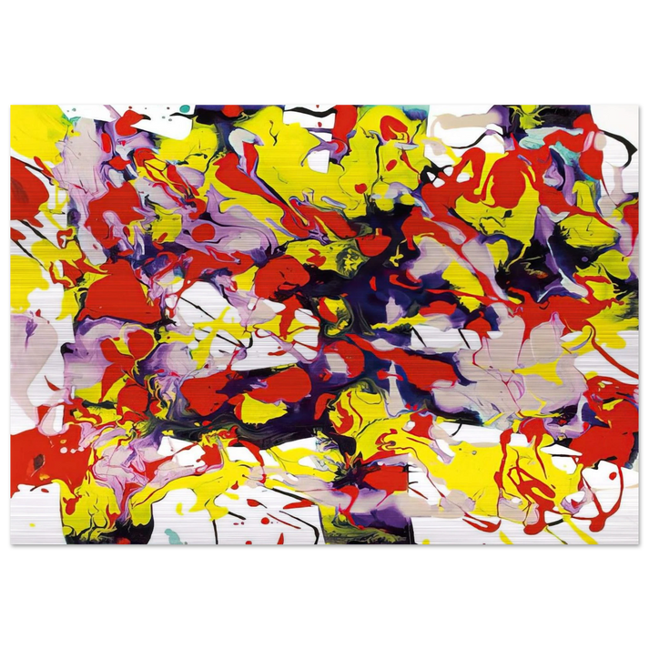 Untitled SFP94-69 SFF 1743 - Sam Francis Brushed Aluminum Print - 70x100 cm / 28x40 inches | Sam Francis Aluminum Print | Sam Francis Prints