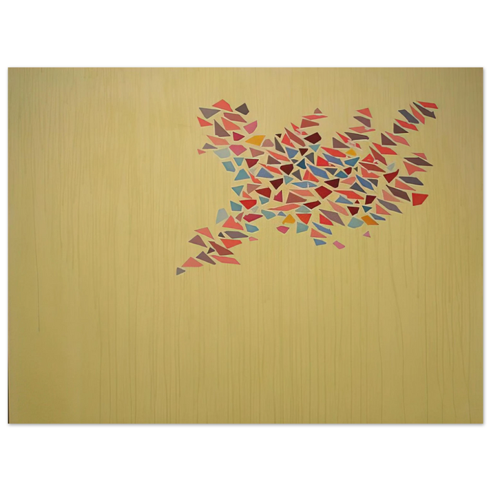 Robert Goodnough - Colors on Pale Yellow - 1975 75x100 cm / 30x40inches Fine Art Poster