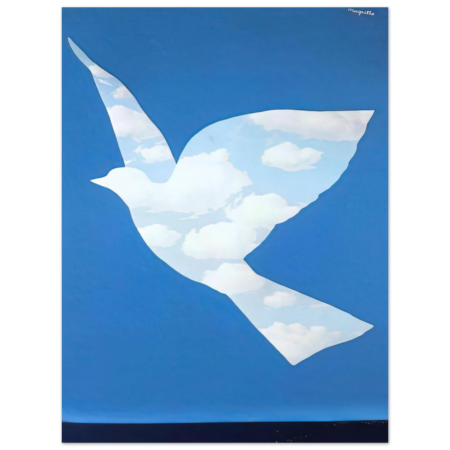 Rene Magritte - THE PROMISE 1966 Fine Art Poster - Default Title