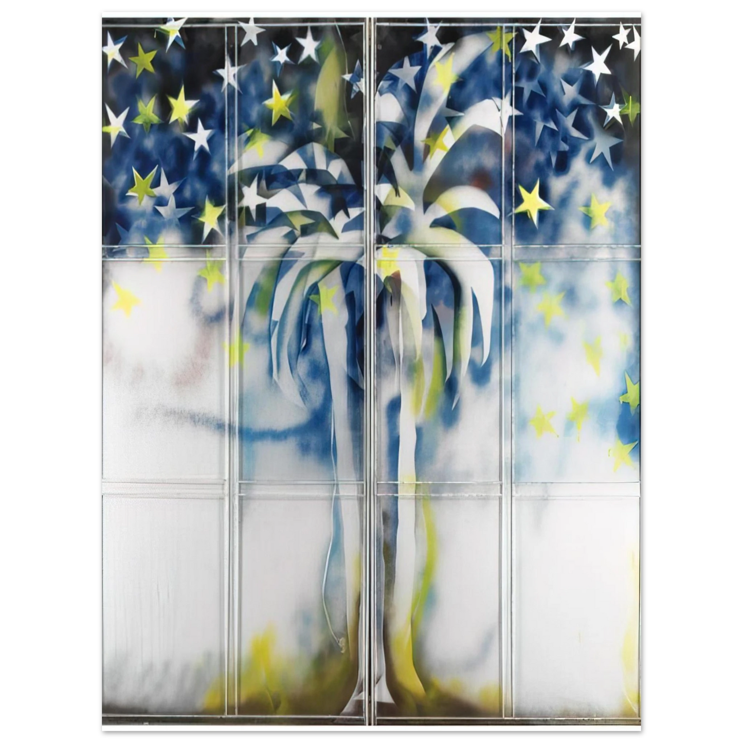 Mario Schifano - Tutte stelle particolare dell'oasi - 1967 Fine Art Poster - Default Title