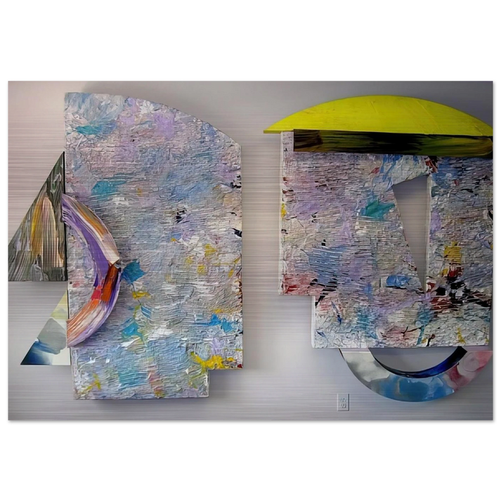 Ibis - Sam Gilliam Brushed Aluminum Print - 70x100 cm / 28x40 inches | Sam Gilliam Aluminum Print | Sam Gilliam Prints