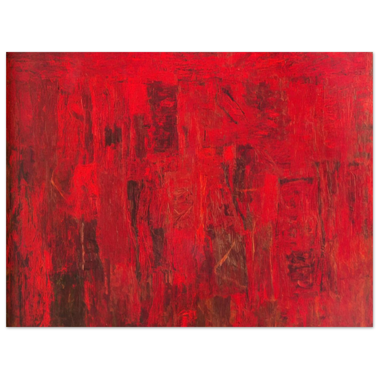Philip Guston - RED PAINTING 1950 Fine Art Poster - Default Title