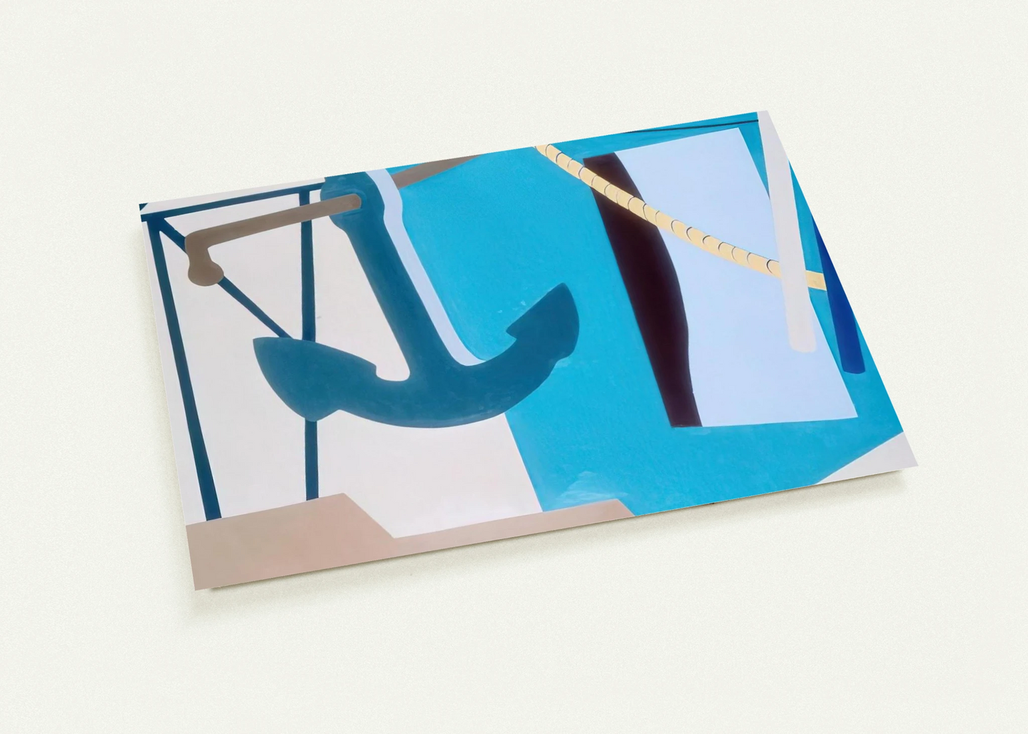 Nassau #5 - 1967 By Ralston Crawford Pack of 10 Post Cards | Ralston Crawford Post Cards | A6 (10.5 x 14.8 cm) - 4.1 x 5.8 inches