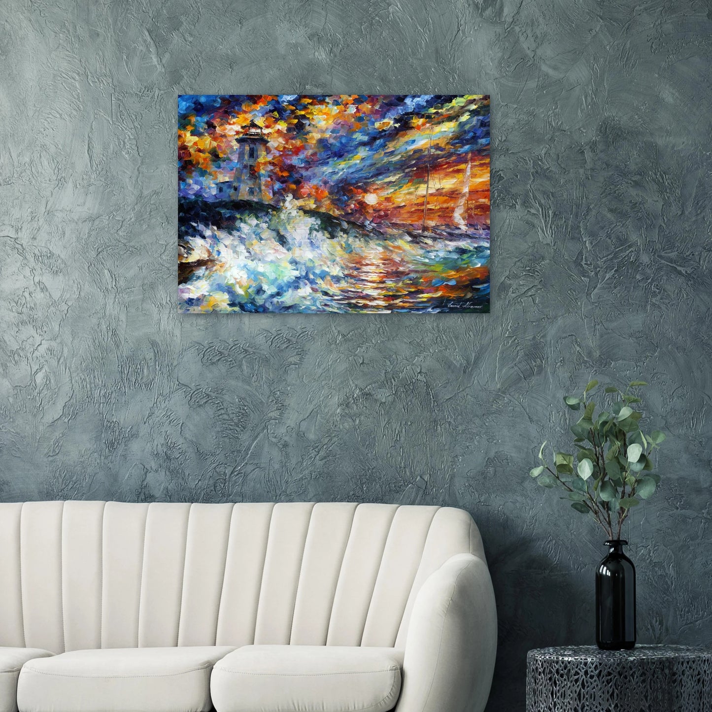 Leonid Afremov - Leonid Afremov Brushed Aluminum Print - 70x100 cm / 28x40 inches | Leonid Afremov Aluminum Print | Leonid Afremov Prints