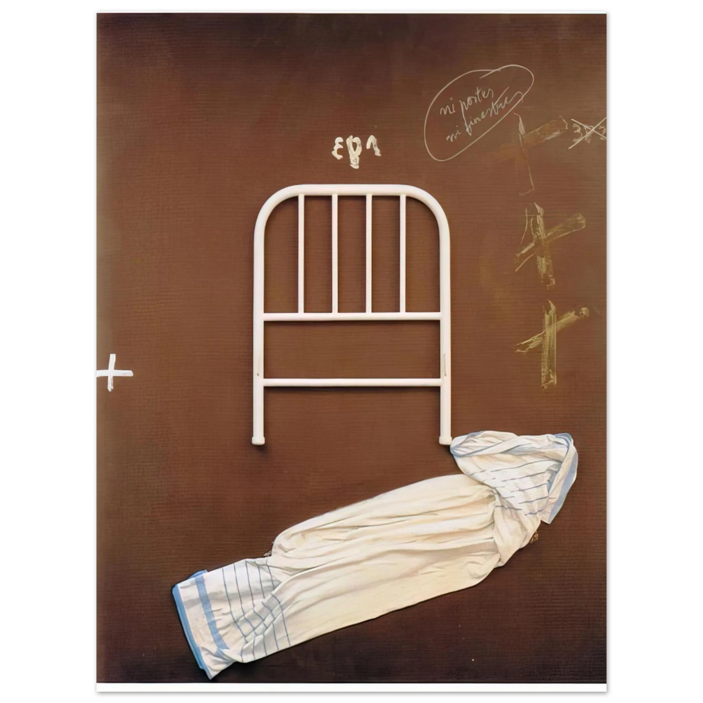 Antoni Tapies - NO DOORS OR WINDOWS 1993 Fine Art Poster - Default Title