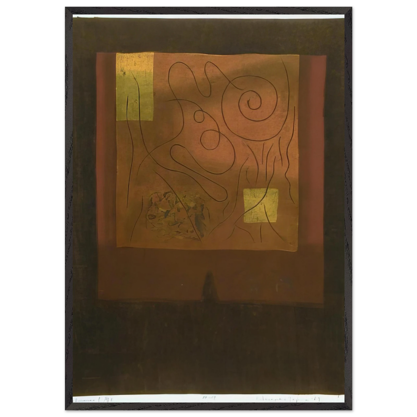 Almanac - 1967 - Hiroyuki Tajima 70x100 cm / 28x40 inches Framed Art Print – Black Wooden Frame