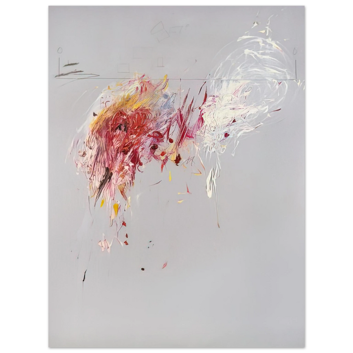 Cy Twombly - Nine Discourses on Commodus, Part V 75x100 cm / 30x40inches Fine Art Poster