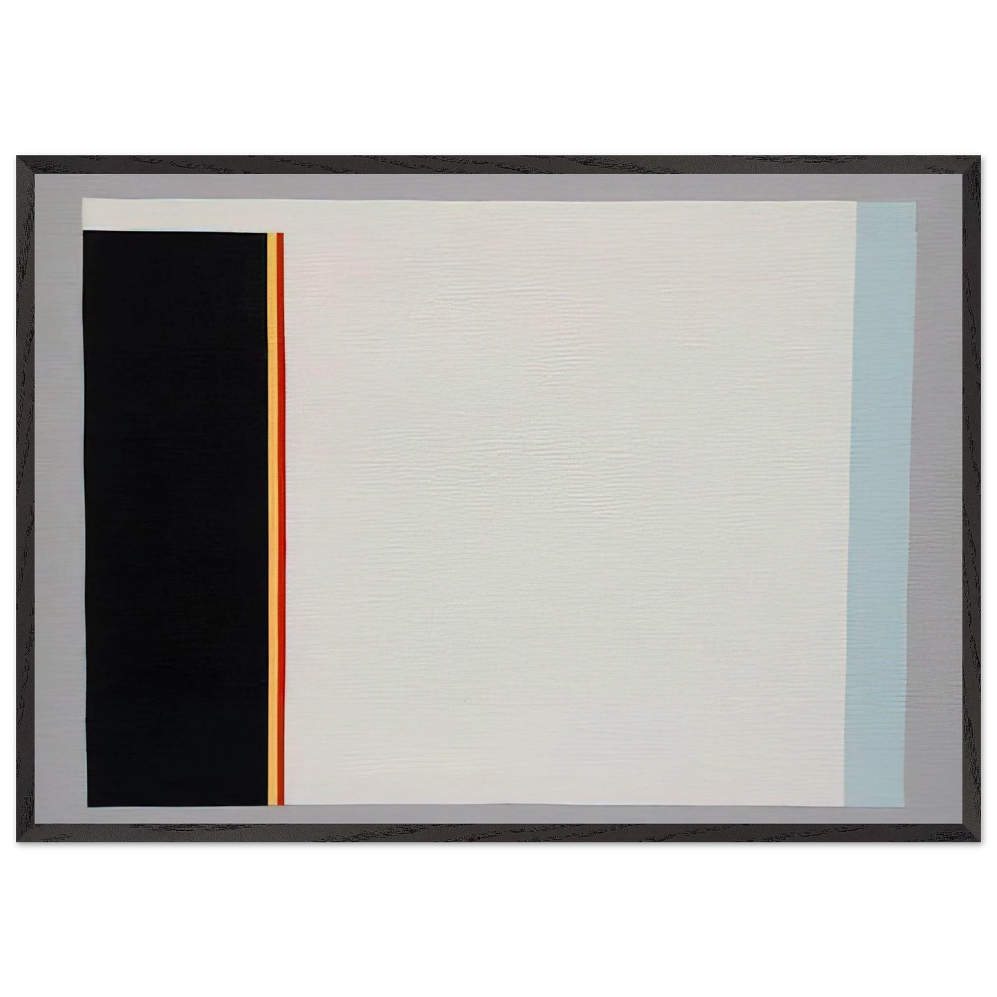 Untitled - 1983 N1 - Gene Davis Framed Art Print – Black Wooden Frame - Default Title - -Framed Art Print