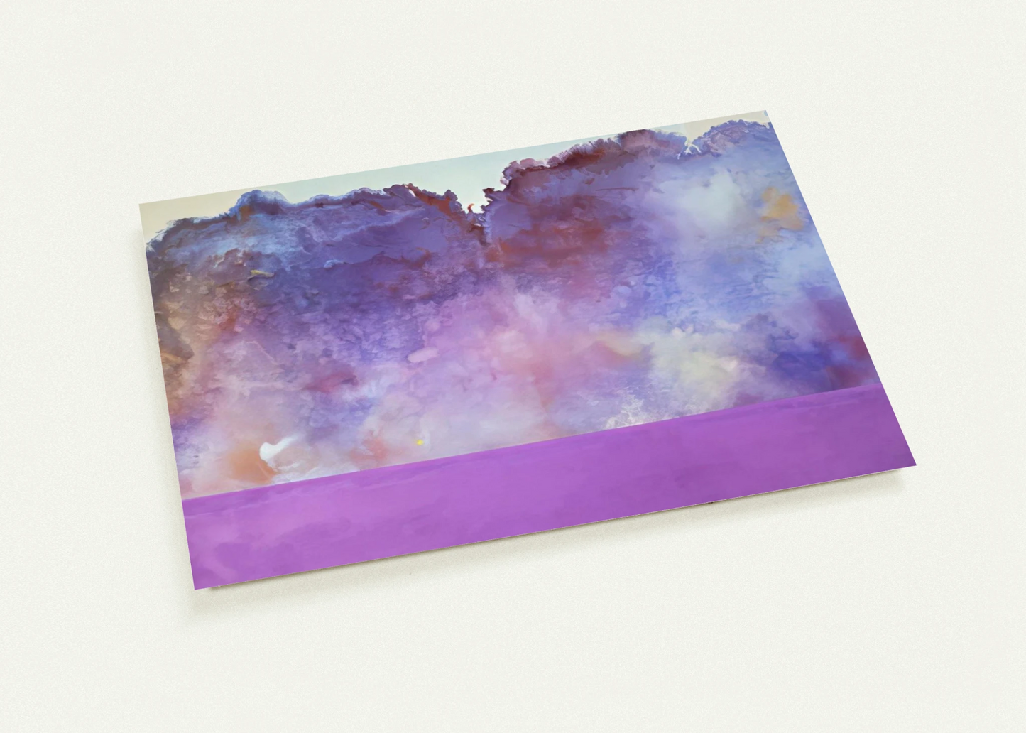 Diamond Lake - 1969 By Ronnie Landfield Pack of 10 Post Cards | Ronnie Landfield Post Cards | A6 (10.5 x 14.8 cm) - 4.1 x 5.8 inches