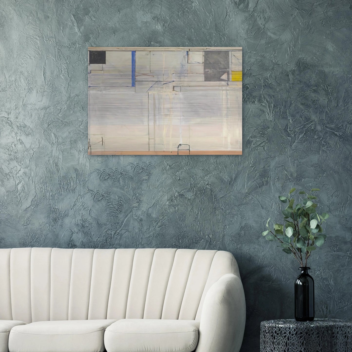 Ocean Park #131 - Richard Diebenkorn Brushed Aluminum Print - 70x100 cm / 28x40 inches | Richard Diebenkorn Aluminum Print | Richard Diebenkorn Prints