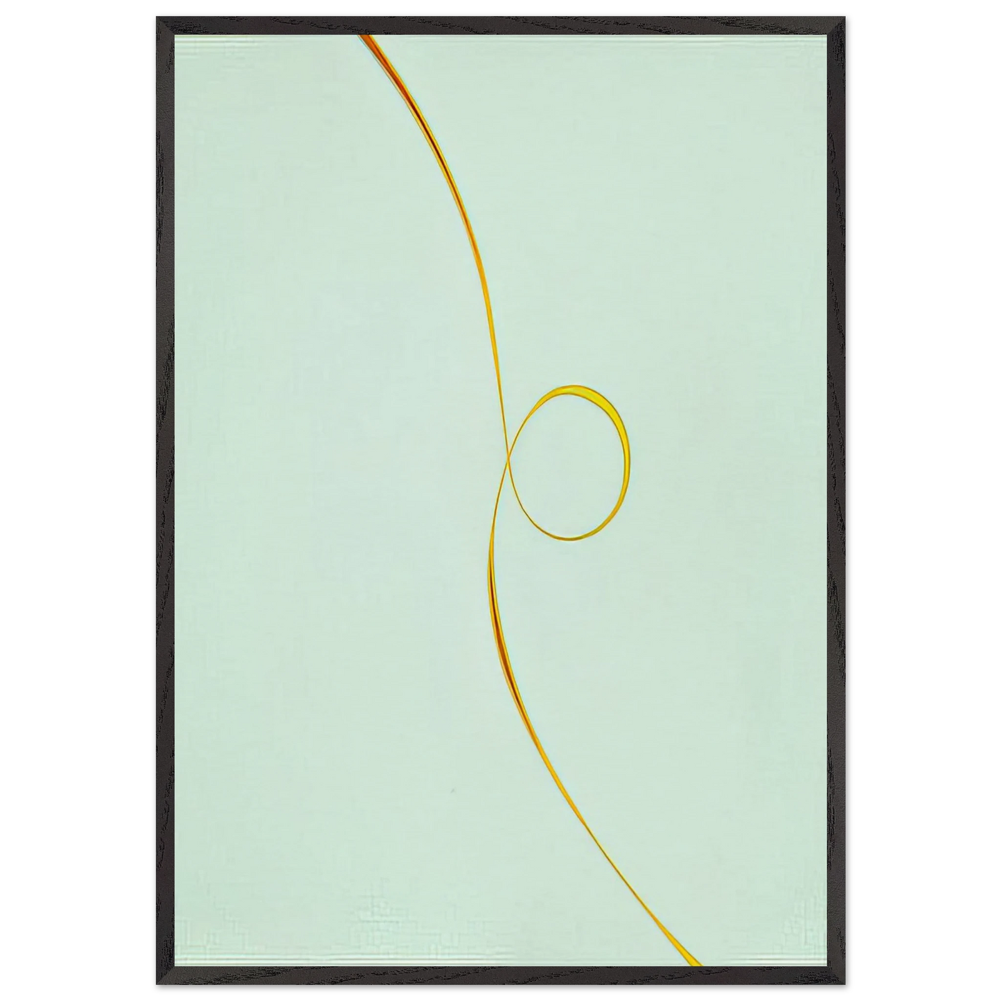 Untitled February - 1970 - Lorser Feitelson Framed Art Print – Black Wooden Frame - Default Title - -Framed Art Print
