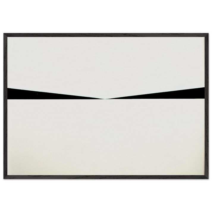 Untitled - 1950 N3 - Carmen Herrera 70x100 cm / 28x40 inches Framed Art Print – Black Wooden Frame