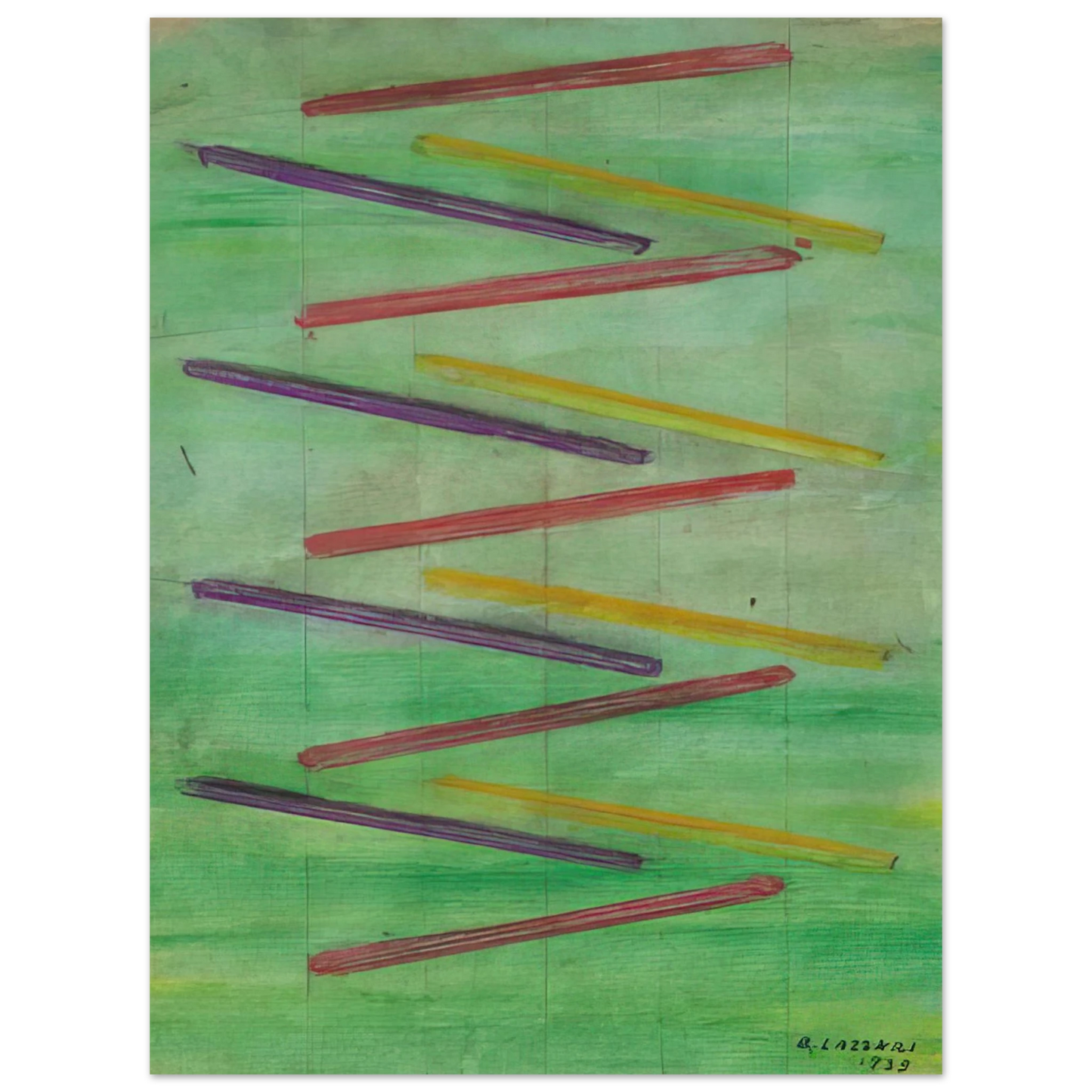 Bice Lazzari - Senza titolo - 1939 Fine Art Poster - Default Title