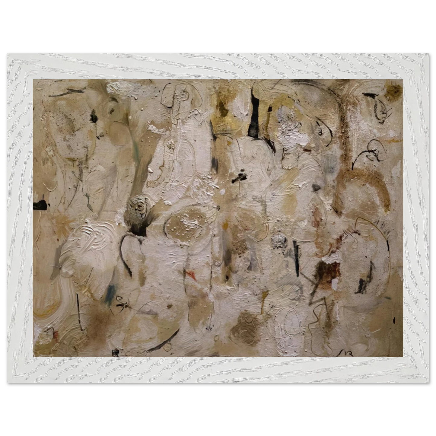 Helen Frankenthaler - Painted on 21st Street - 1951 Wall art - 70x100 cm / 28x40 inches - Fine Art Poster - -