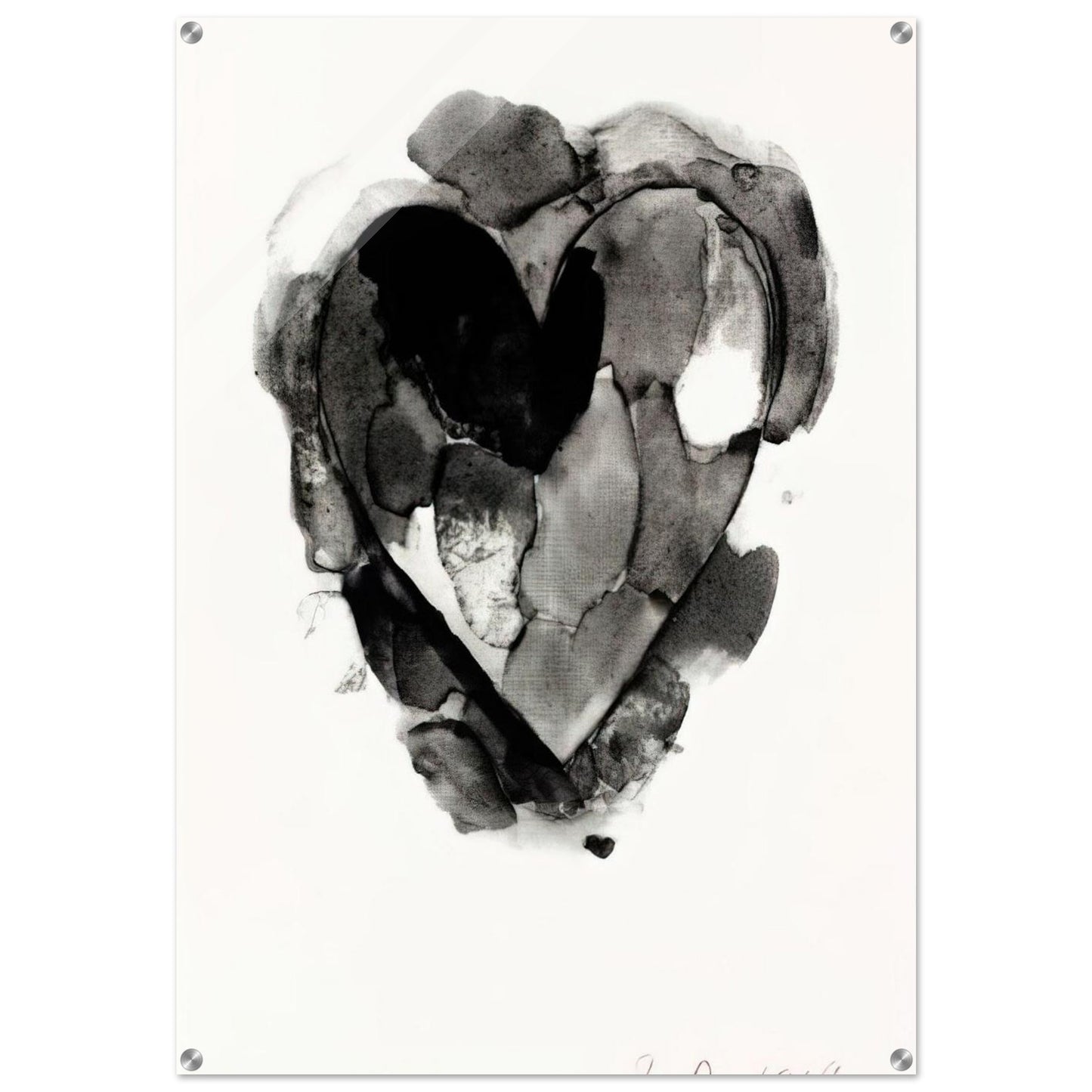 WELCOME HOME RARE BIRDS 1969 - Jim Dine Acrylic Print - 70x100 cm / 28x40″ inches