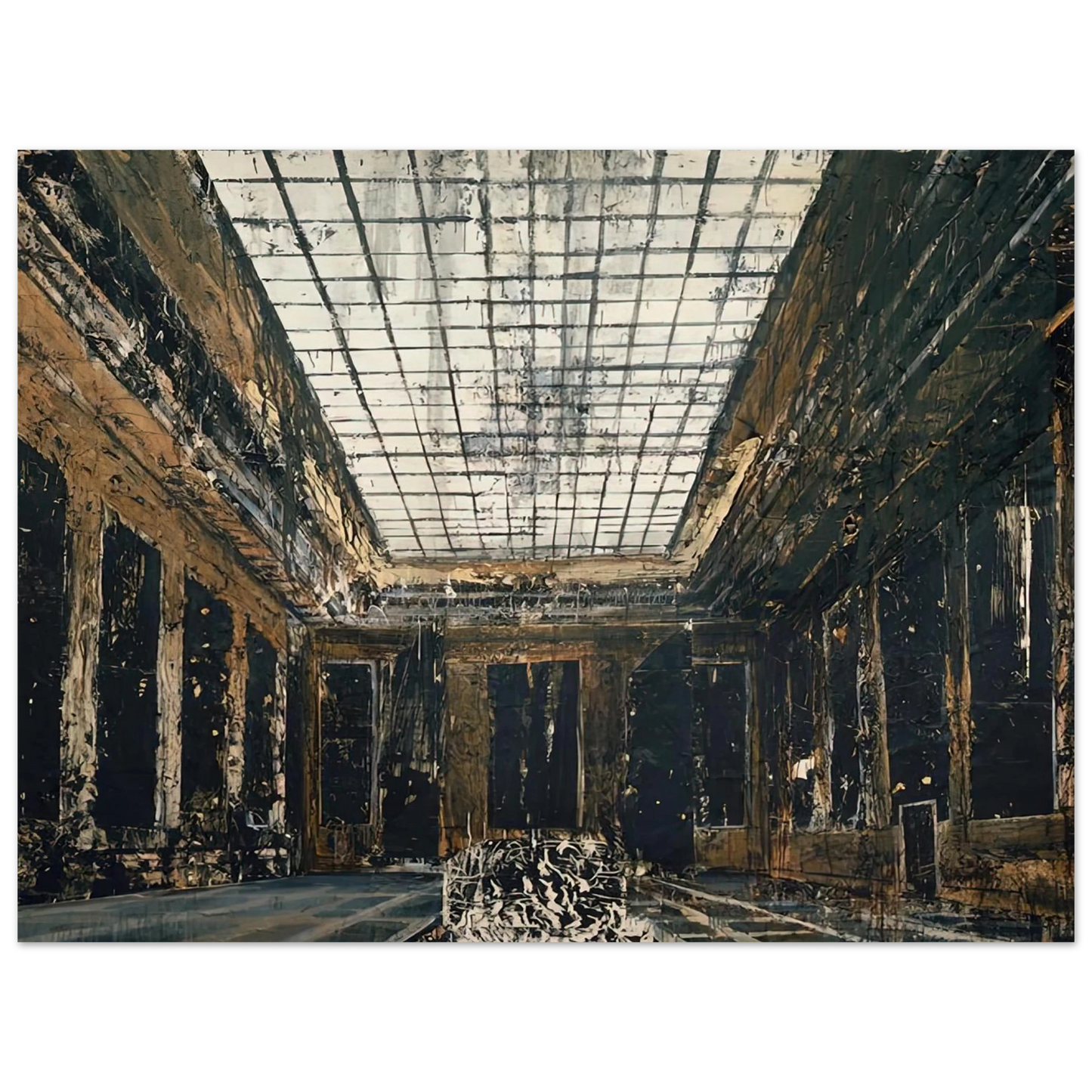 Anselm Kiefer - INTERIOR 1981 Fine Art Poster - Default Title