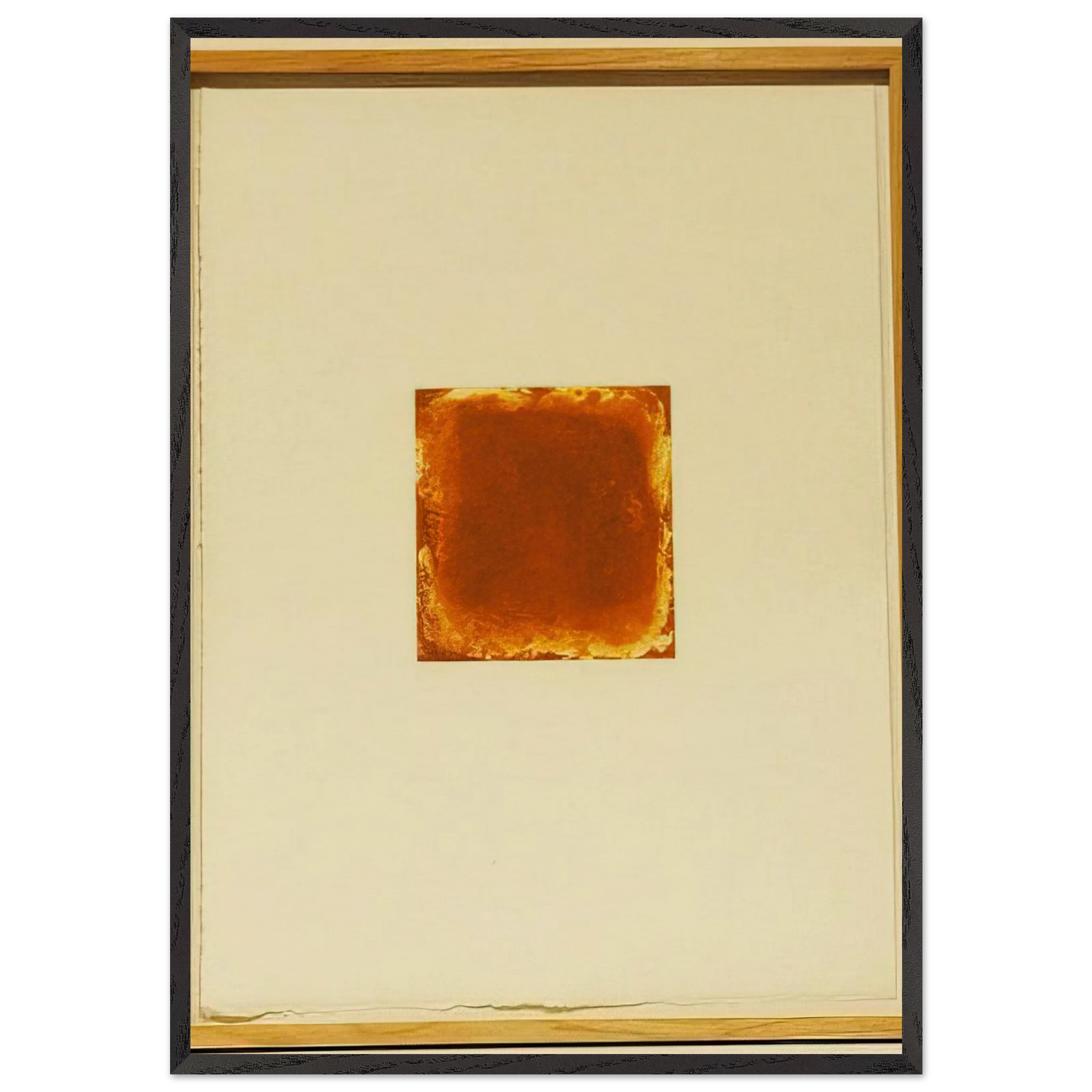 UNTITLED 1991 N2 - Gotthard Graubner Framed Art Print – Black Wooden Frame - Default Title - -Framed Art Print