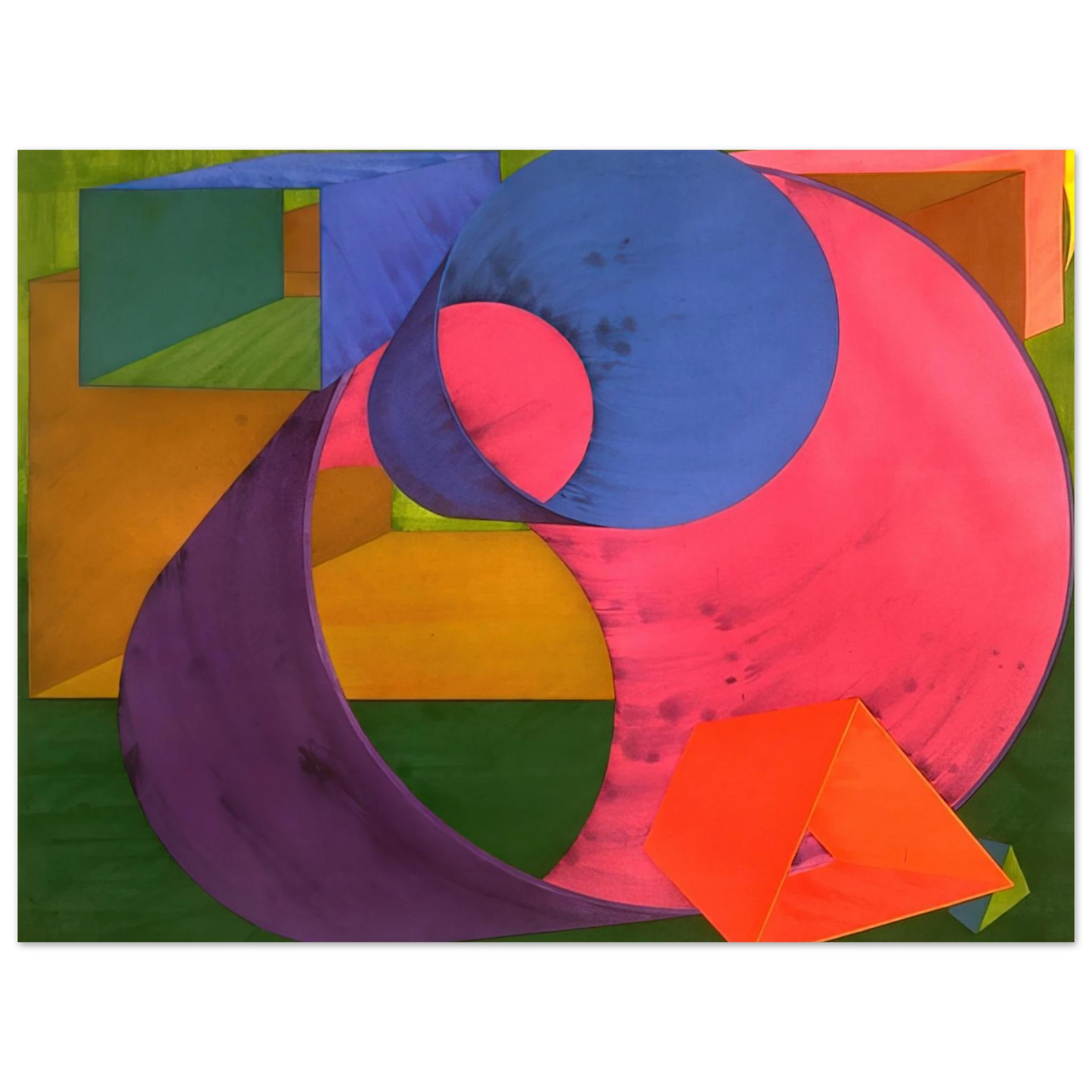 Al Held - Indigo Fine Art Poster - Default Title