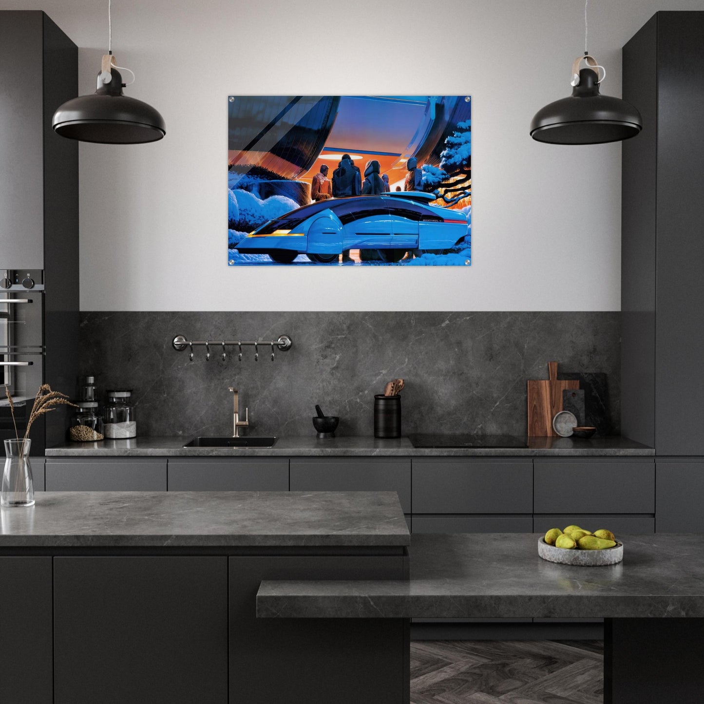 Syd Mead - Syd Mead Acrylic Print - 70x100 cm / 28x40″ inches