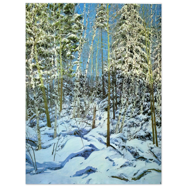 Neil Welliver - Shadow - Contemporary Realism 75x100 cm / 30x40inches Fine Art Poster