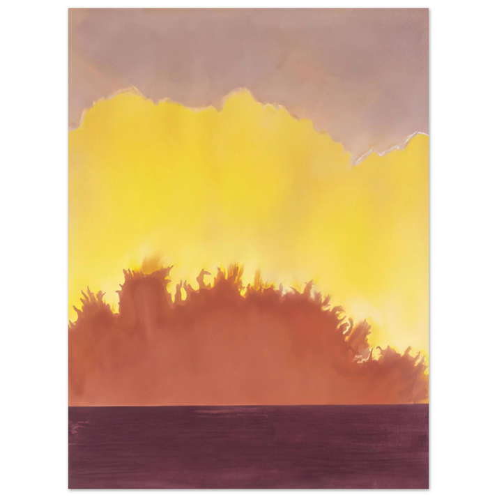 Ronnie Landfield - Little Sister - 1979 75x100 cm / 30x40inches Fine Art Poster