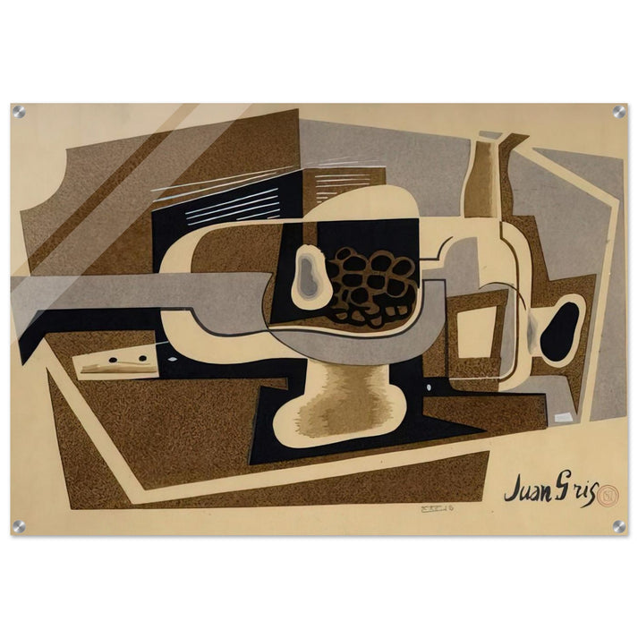 STILL LIFE 1922 - Juan Gris Acrylic Print - 70x100 cm / 28x40″ inches