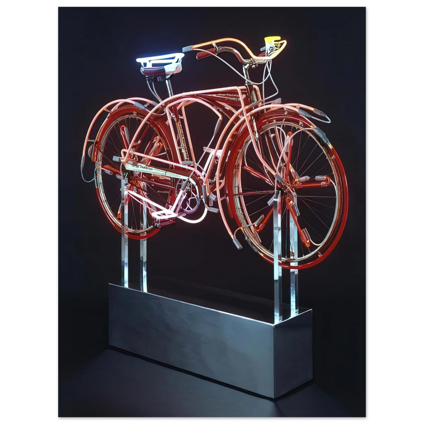 Robert Rauschenberg - BICYCLOID IX 1994 Fine Art Poster - Default Title