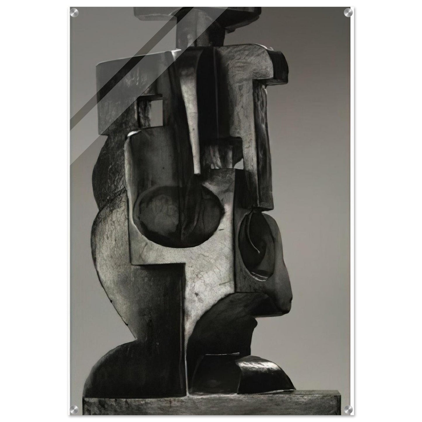 HARLEQUIN 1918 - Juan Gris Acrylic Print - 70x100 cm / 28x40″ inches