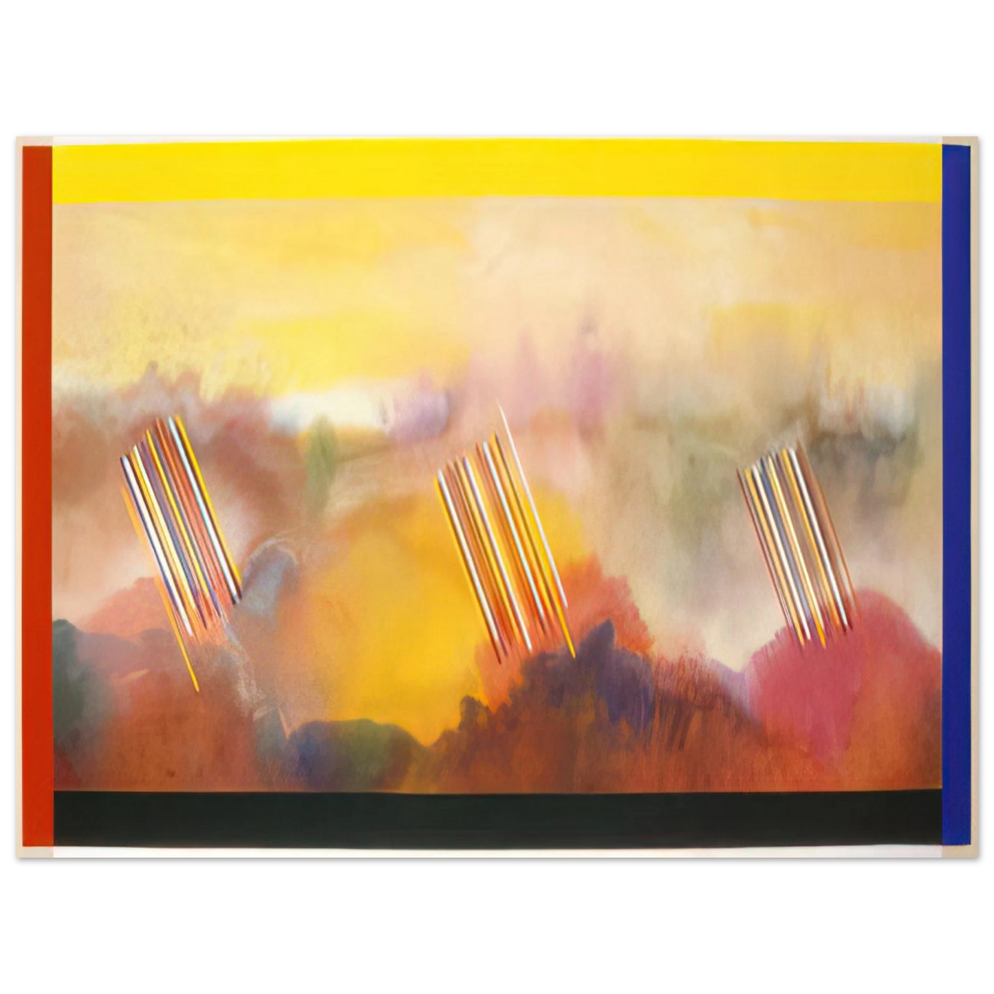 Ronnie Landfield - Younger than the Sun - 1990 Fine Art Poster - Default Title