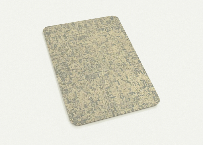 GRAY ALPHABETS ULAE 57 1968 By Jasper Johns Pack of 10 Post Cards | Jasper Johns Post Cards | A6 (10.5 x 14.8 cm) - 4.1 x 5.8 inches