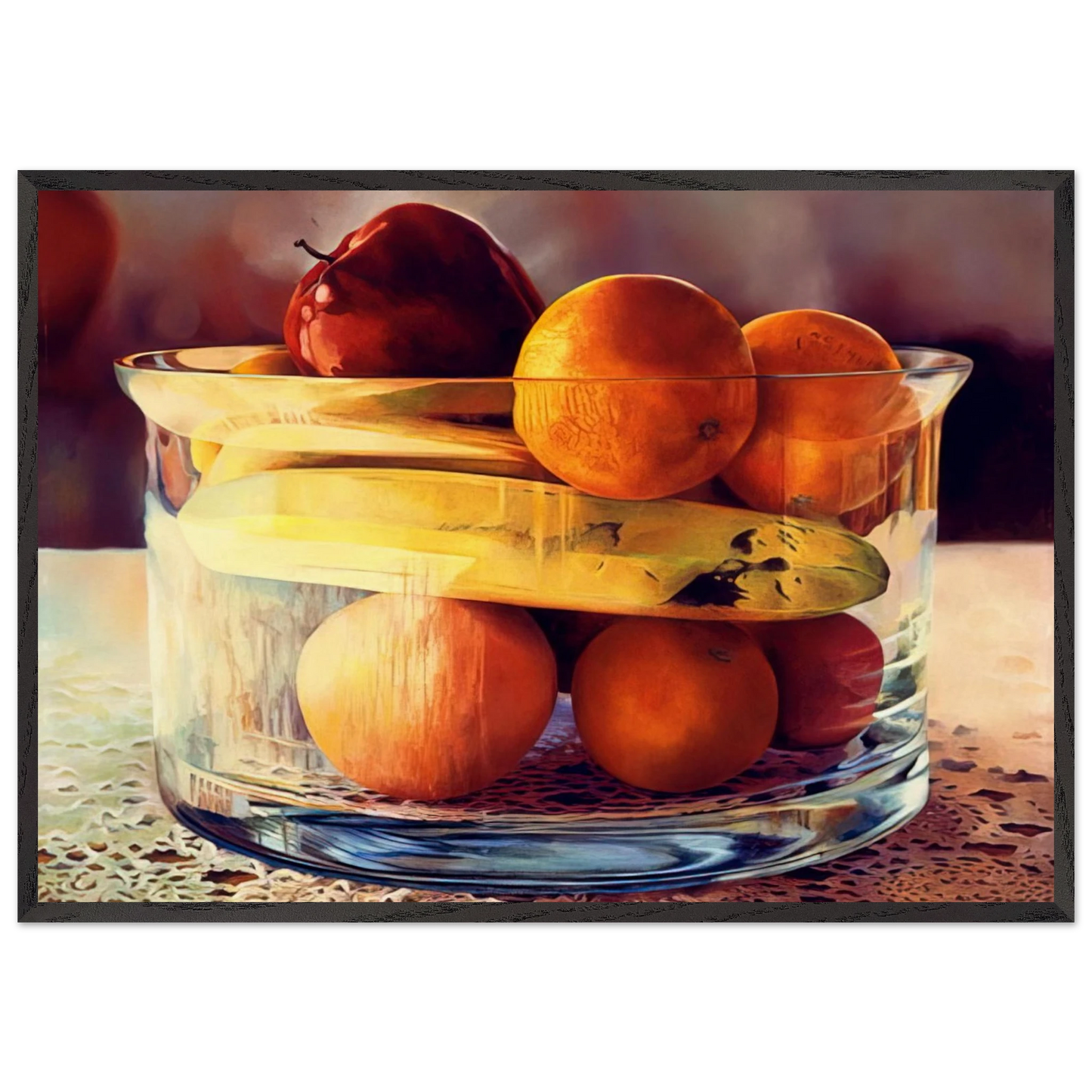 Bowld Banana - 1981 - Mary Pratt 70x100 cm / 28x40 inches Framed Art Print – Black Wooden Frame