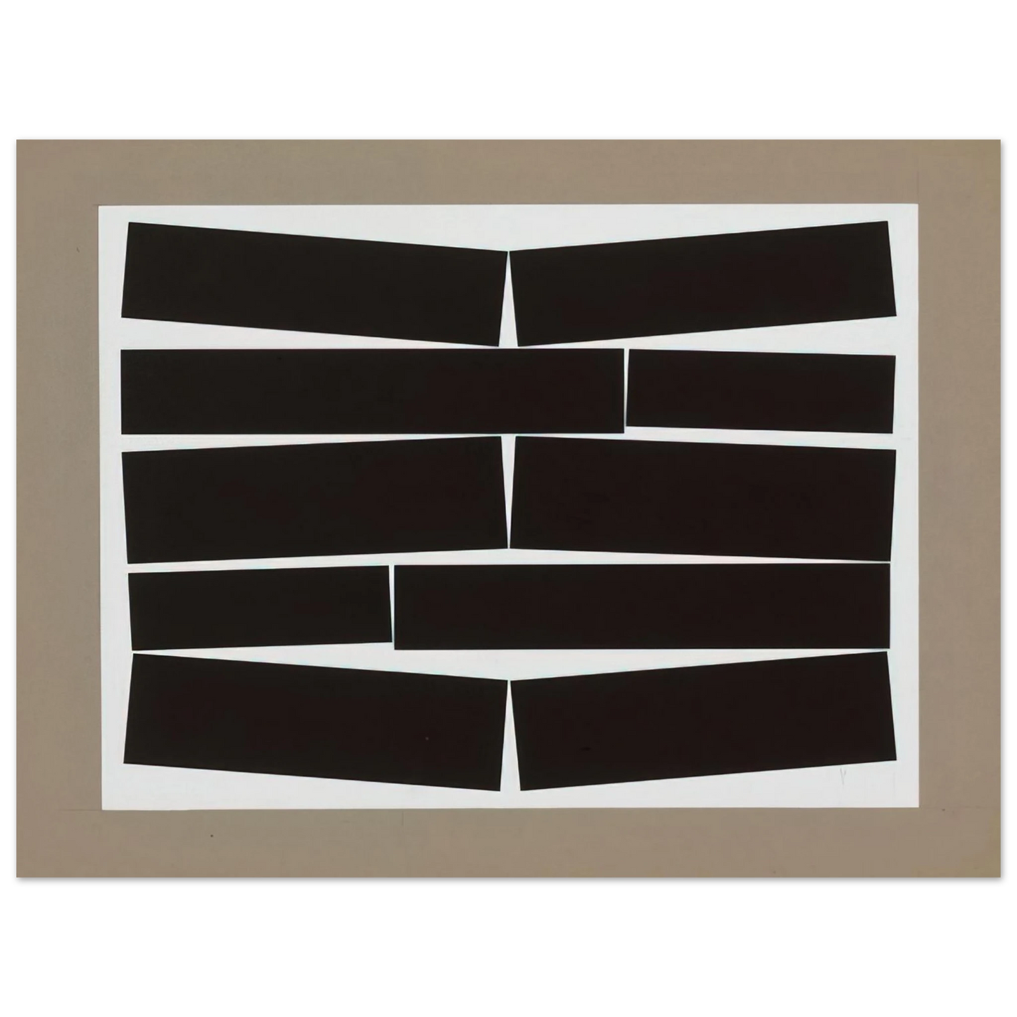 Helio Oiticica - Metaesquema Dois brancos - 1958 Fine Art Poster - Default Title