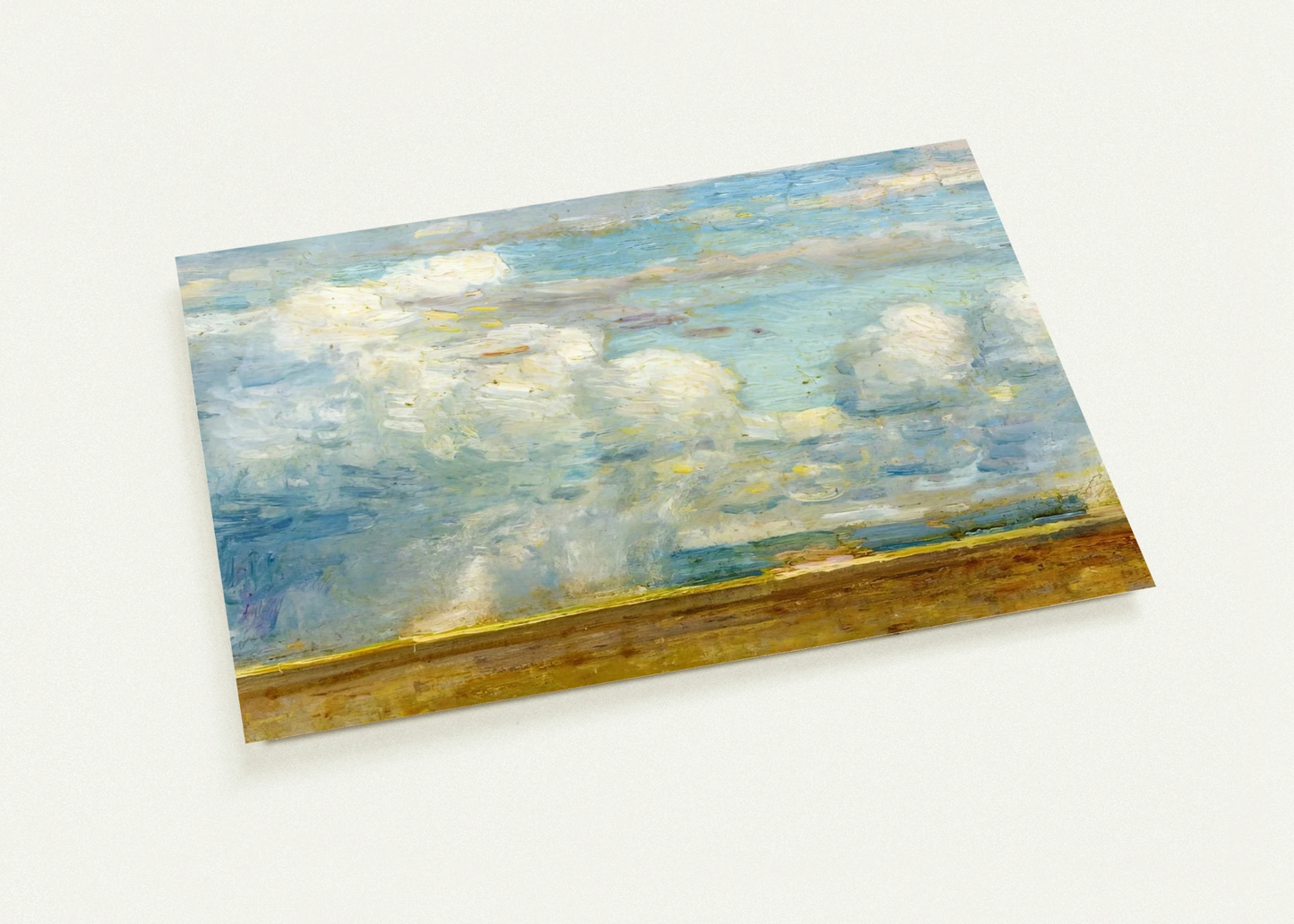 Clouds also known as Rain Clouds over Oregon Desert By Childe Hassam Pack of 10 Post Cards | Childe Hassam Post Cards | A6 (10.5 x 14.8 cm) - 4.1 x 5.8 inches