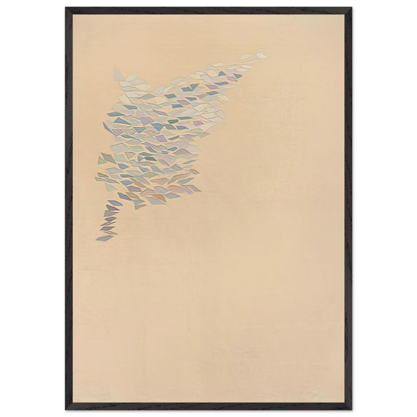 Development TK Como - 1970 - Robert Goodnough 70x100 cm / 28x40 inches Framed Art Print – Black Wooden Frame