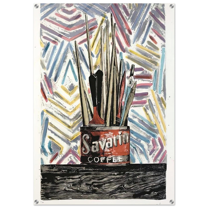 SAVARIN ULAE 183 - Jasper Johns Acrylic Print - 70x100 cm / 28x40″ inches