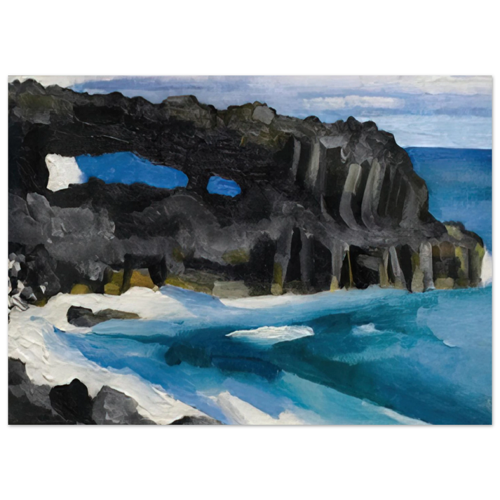 Georgia O'Keeffe - Black Lava Bridge, Hana Coast-No. II Fine Art Poster
